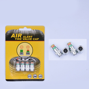 Evrensel araba oto lastik basıncı monitörü kök Caps sensörü kiti 2.2bar lastik vana kapağı göstergesi otomobil parçaları - Product Image 1