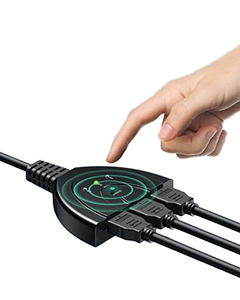 Conmutador HD tres en uno, convertidor de alta definición 4K, decodificador con accesorios de audio/video para conexión de monitor HDMI/3D - Product Image 1