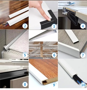 รางผ้าม่านพีวีซีสองชั้นแบบยืดหยุ่นรางผ้าม่านติดเพดานสำหรับอาคาร - Product Image 4