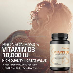 OEM chay bổ sung 10000iu Vitamin D3 Máy tính bảng dễ nuốt vi máy tính bảng hỗ trợ chức năng cơ bắp khỏe mạnh và khả năng miễn dịch - Product Image 4