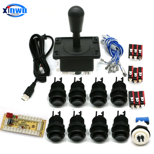 American Style DIY Arcade Game Kit USB-Board-Controller Raspberry Pi Zero Delay Drucktasten Kunststoff-für Münz spiele - Product Image 4
