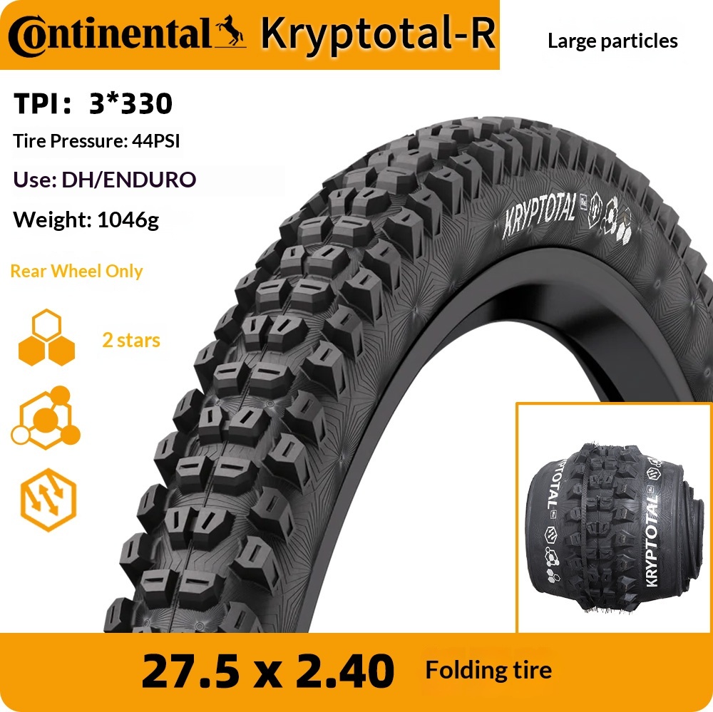 Kry r rear wheel-27.5X2.40-white label-two star rating