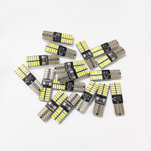 T10 24smd 4014 194 <strong>Led</strong> Automobile Lighting Bulb <strong>12V</strong> 24V <strong>Led</strong> Auto Lamp T10 W5w <strong>Led</strong> Canbus No Error Non-polarity Red Amber Blue - Product Image 4