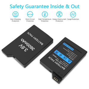 Yüksek kapasiteli kalite 3600mAh 3.6V lityum iyon şarj edilebilir pil Sony PSP 1000 PSP-110 konsolu için paketi değiştirme - Product Image 4