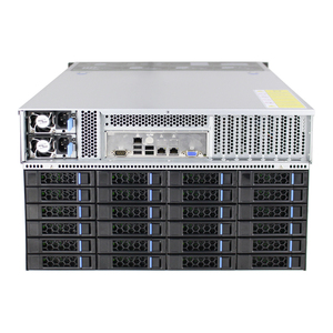 En çok satan 48 hot-swap sürücü yuvası sunucu 4U raf tasarım durumda 12 Gb/s genişletici arka panel arka panel ile dağıtılmış saklama kutusu