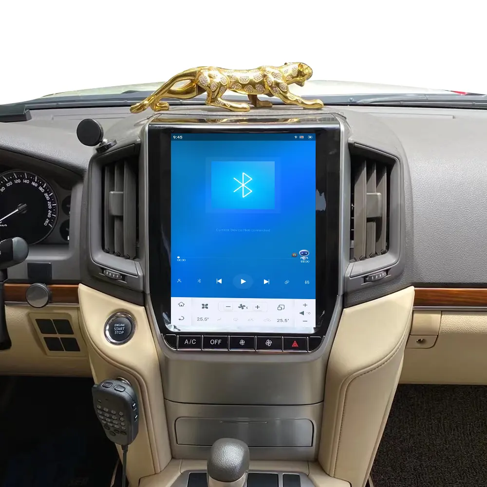 Android 11 Écran Vertical Tactile Autoradio Stéréo Vidéo GPS Navigation Unité Principale 4G Lecteur DVD Pour Toyota Land Cruiser 2016-2021