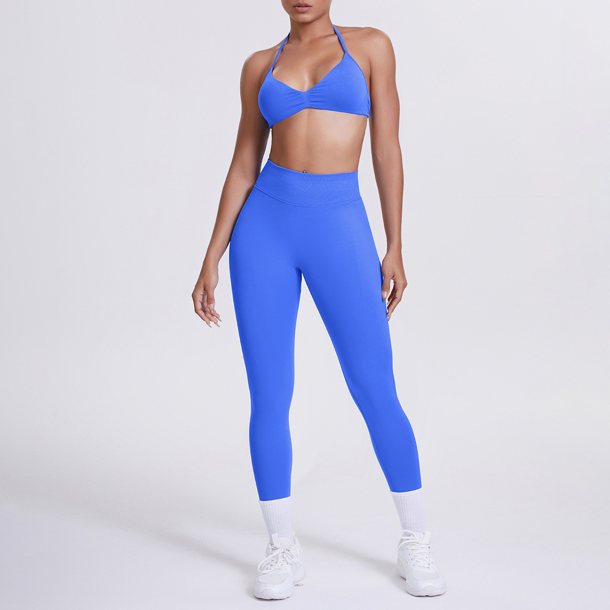 Conjunto de sujetador y pantalón - Azul eléctrico