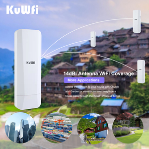 KuWFi 450Mbps internet inalámbrico PTP acceso wifi punto a multipunto al aire libre IP65 3KM puente inalámbrico para red wifi al aire libre - Product Image 6