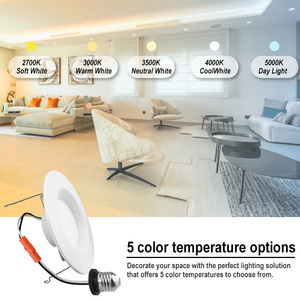 4/5/6 inç LED gömme aydınlatma bölme Trim dim 12.5W = 100W 5000K günışığı nemli anma basit güçlendirme kiti titreşimsiz - Product Image 4
