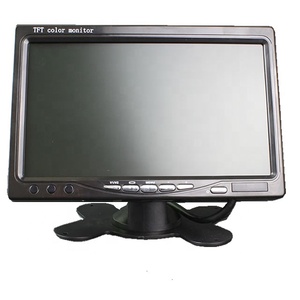 <strong>With</strong> Remote Control and Stand 7 Inch TFT LCD Color <strong>Monitor</strong> 1 <strong>Video</strong> Audio <strong>Input</strong> 1024X600 Car Rear View <strong>Monitor</strong> VCR DVD TV <strong>Monitor</strong> - Product Image 2