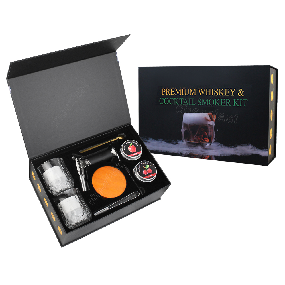 Kit Ahumador de Whisky con Vasos - CF-WS-39