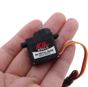 AGFRC B9DLS 180 derece Metal dişliler 9g 2KG yüksek tork küçük boyutlu uçak için ekonomik dijital DC Motor mikro Servo/araba/Robot - Product Image 4