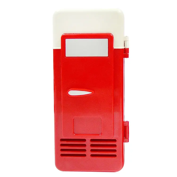 USB мини-холодильник со светодиодной подсветкой холодильник напитка охладитель и теплее холодильник автомобильный мини-холодильник