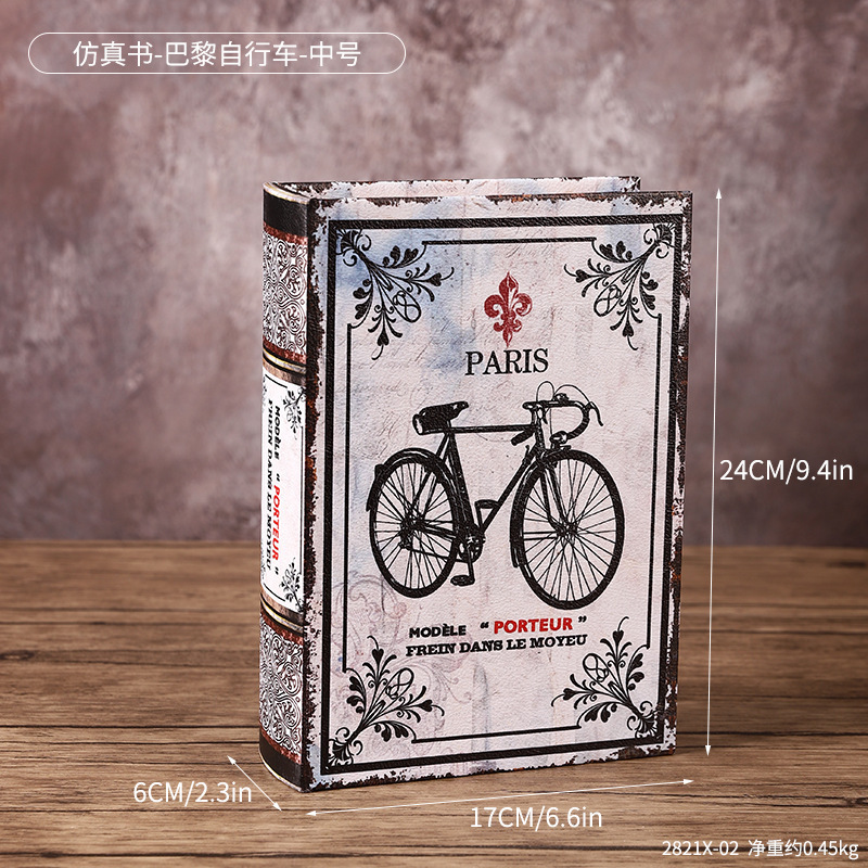 2821X-02 Simulation Book - Paris Bicycle - Medium Size