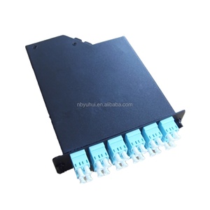 LC SC FC konnektörlü 1U MPO/MTP Terminal kutusu Fiber ağ MPO/MTP çekmece ve kaset - Product Image 1