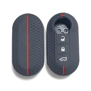 フィアットランチア3ボタンカーフリップキーキーカバーと互換性のある中国工場ハニカムデザインカーキーカバー - Product Image 6