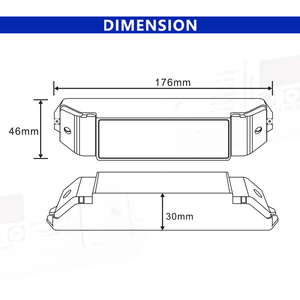 DMX512 a tensione costante decodificatore a 3 vie segnale di errore di linea/uscita sovracorrente/cortocircuito di protezione Display digitale a 3 cifre - Product Image 5