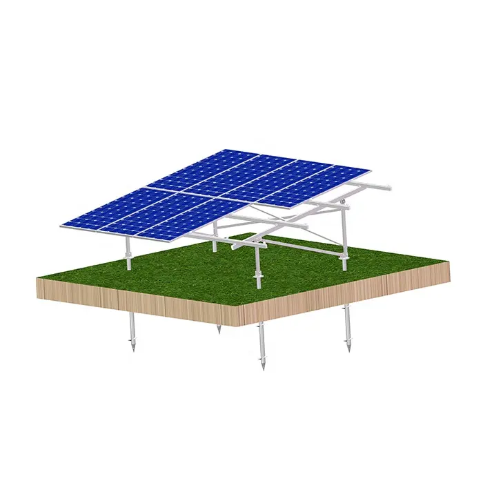 Painel solar da estrutura da fazenda sistema pv estruturas de suporte com parafuso de chão