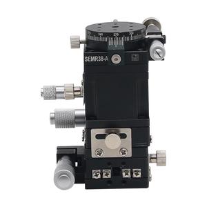 40 × 40ミリメートルCrossed Guide Rail SEMXYZR-40 XYZR 4-Axis Micrometer Linear Stage Manual Linear Stage - Product Image 4
