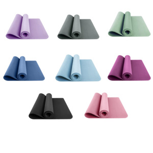 TPE yoya mat kullanılan ev için spor salonu ekipmanları satış yoga mat takım kapalı spor fitness vücut yoga - Product Image 2