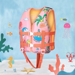 Anak perempuan anak laki-laki bayi penuh dicetak EPE busa satu potong perangkat keselamatan olahraga air apung pelampung jaket untuk perahu - Product Image 4