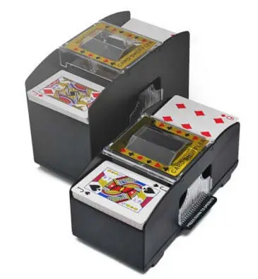 Epsilon 카지노 바카라 테이블 게임 가죽 2 1 카드 셔플 및 딜러