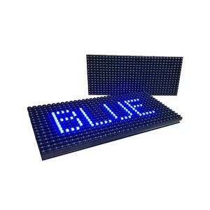 Yüksek parlaklık P10 DIP tek mavi renk Led afiş ekran Programmable programlanabilir metin hareketli ekran modülü - Product Image 3