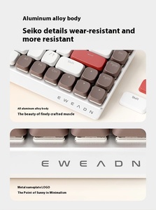 EWEADN MK68 Mechanical <strong>Keyboard</strong> Wired Multi-System Device Portable Compact Office <strong>Use</strong> for Girl <strong>Computers</strong> and Tablets <strong>Keyboard</strong> - Product Image 3