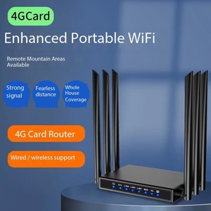 Jue Hong Wholesale 4G Home Wireless Router VoIP Function CAT4 Card Free 300mbps <strong>Broadband</strong> WiF Relay Factory Direct <strong>Max</strong> LAN New - Product Image 2