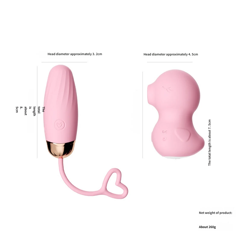 ensemble deux piècesvibrateur rose
