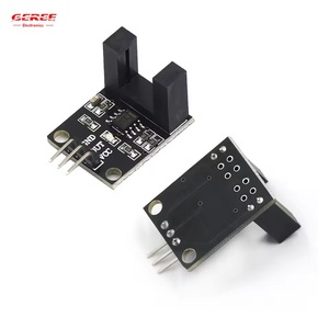 Sensor fotoeléctrico Módulo de contador IR LM393 Módulo de sensor de haz pasante DC3 ~ 5V Módulo de prueba de velocidad para Arduino