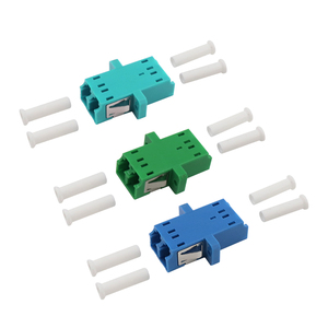 Acoplador de adaptador de fibra óptica de modo único LC/UPC Adaptadores de fibra óptica LC dúplex Red 3G TCP Uso en exteriores Usado FTTH WIFI