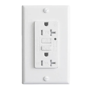 Presa NEMA5-20R a muro americana GFCI con messa a terra-guasto circuito interruttore 20A capacità 120V presa Duplex TR & WR LED - Product Image 1