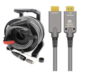 HDリンクポート光ファイバー2.1 HDケーブルTPUシェルステンレス鋼304装甲チューブシリコンラインチップ4K 60Hz 8K 144Hz OD:6.0mm - Product Image 5