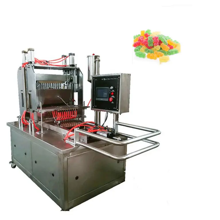 Proceso de producción de gelatina, máquina automática para hacer dulces duros con línea de producción