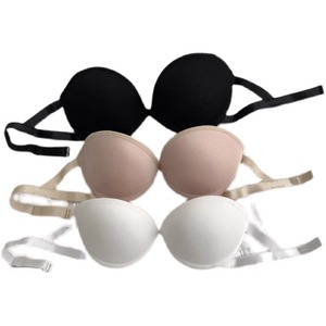 トレースレスインビジブル女性用ブラ卸売りノンスリッププッシュアップトメイバックストラップレスチェストパッチウェディングドレススペシャルブラ
