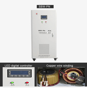 工場SVC 20KVA自動電圧レギュレータ3相サーボモータースタビライザーレーザーマシン用AC電流タイプ - Product Image 5