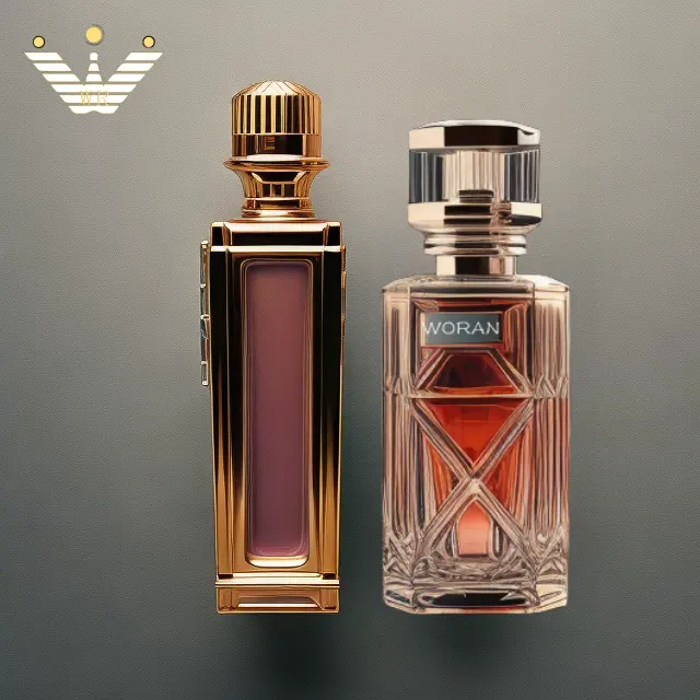 Bouteilles Vaporisateur de parfum Verre exclusif personnalisé Vente en gros de luxe Dubaï Nouveau design 30ml 50ml 100ml pour les parfums