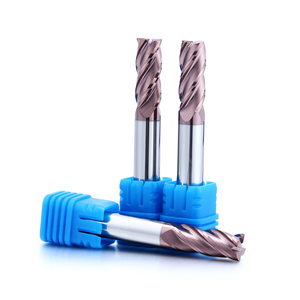 ZHY六角方硬质合金4槽铣刀hrc65立铣刀用于高速硬化 - Product Image 3