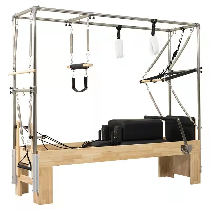 Gimnasio Inicio roble Arce Pilates Reformer Trapez Pilates Reformer con completo Trapeze Pilates Cadillac Reformer