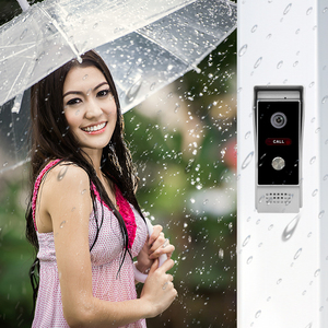 Puntos de venta de fábrica, envío gratis, cámara dorbell HD de 7 pulgadas, pantalla a color blanco, estilo simple, precio asequible, intercomunicador homekit para el hogar - Product Image 1