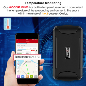 MiCODUS ML500 2G GSMGPRS車両ロケーター磁気GPS追跡デバイス温度センサー付きカーラストレダーミニGPSトラッカー - Product Image 4