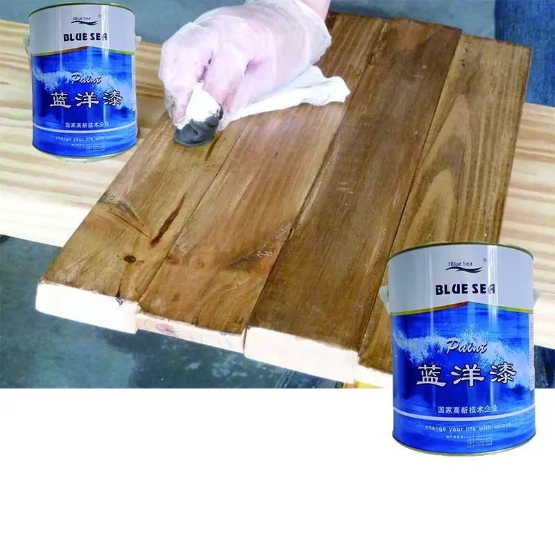 Résistance à l'usure brun café teinture pour bois polyuréthane teinture pour bois peinture blanche finition pour meubles