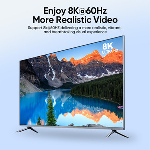 Hoomc 4x2双显示器DP KVM交换机8K @ 60hz显示端口KVM切换器，适用于2台计算机2台显示器