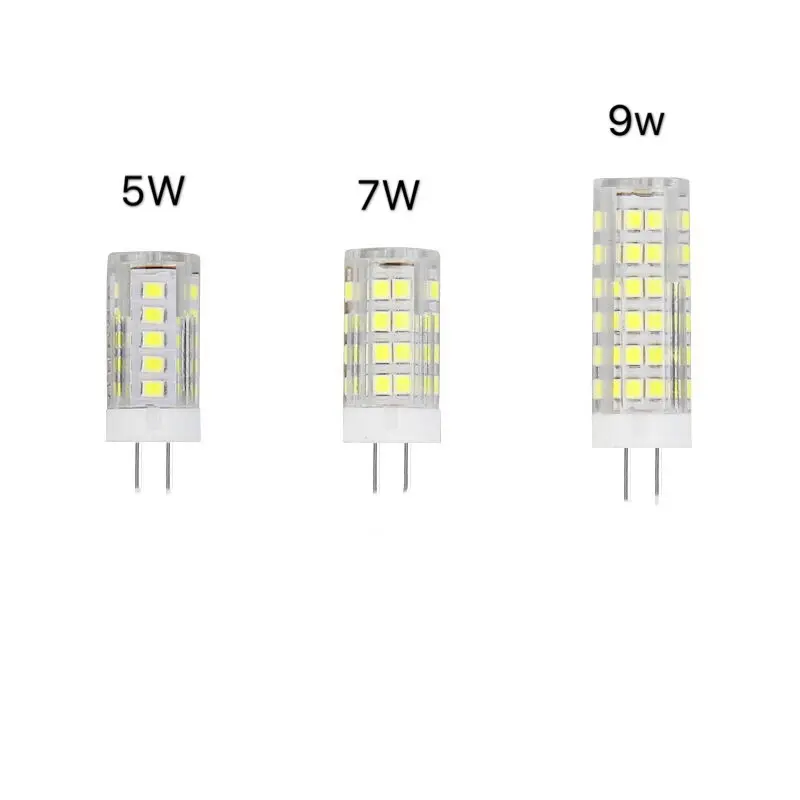 G4 G9 LED 전구 밝기 조절 가능 1-7W 2700K 소프트 웜 화이트 교체 3 와트 5W 7W 10W 12W 할로겐 LED SMD 전구 2835 80 50000