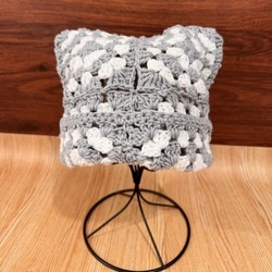 Patchwork cat ear cap no. 6
