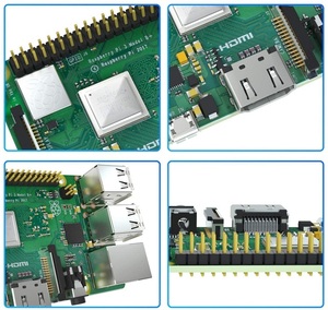 Raspberry Pi 3 Modelo B, modelo B +, RPI 3 B plus con 1GB 1,4 GHz Cortex-A53 soporte WiFi y BT