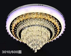 现代水晶吸顶灯带MP3和遥控灯厂家便宜价格畅销新设计装饰照明 - Product Image 6