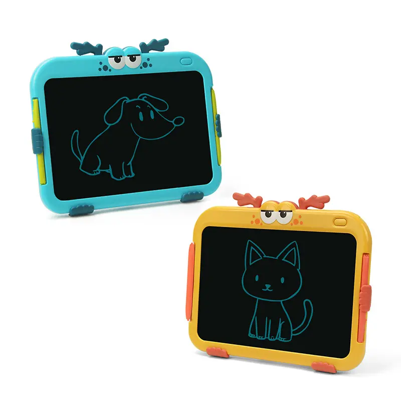 Educational Electronic Cute Shape Colorful Plastic Painting Board LCD Drawing Tablet for Kids