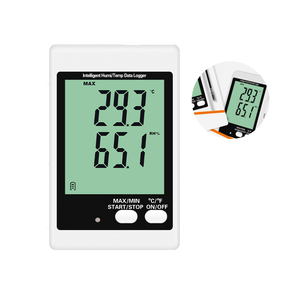 DWL-20E <strong>External</strong> Probe Large LCD <strong>Temperature</strong> and Humidity <strong>Sensor</strong> Thermometer with Sound and Light Alarm <strong>Data</strong> <strong>Logger</strong> for Storage - Product Image 3